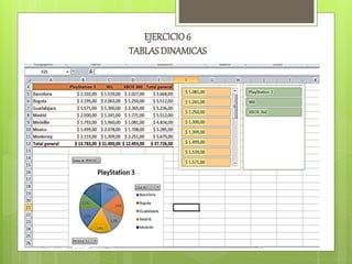 EJERCICIO6
TABLASDINAMICAS
 