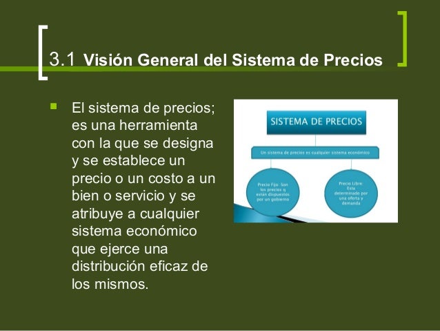 Como Funciona El Sistema De Precios