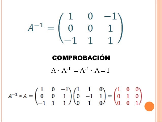 Matriz Inversa y Matrices Semejantes Matriz Inversa y Matrices Semejantes