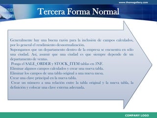 Normalización de Base de Datos