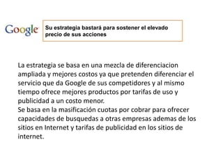 COMPETENCIA EN LA INDUSTRIA DE REPRODUCTORES MP3LOS FABRICANTES TRABAJAN CONTINUAMENTE CON REPRODUCTORES MAS PEQUEÑOS, CON MAS CAPACIDAD DE ALMACENAMIENTO, MAYOR DURACION DE BATERIA Y UNA INTERFAZ MAS SENCILLA.UN ELEMENTO BASICO DE ESTOS REPRODUCTORES QUE INFLUYE EN SU TAMAÑO Y PESO ES LA MEMORIA, LA INTEGRACION DE NUEVAS TECNOLOGIAS.EL ÉXITO ES AUMENTAR LA CAPACIDAD MULTIFUNCIONAL.EJEMPLO: LOS IPODs SIRVEN COMO DISCO DURO EXTERNO DE ALMACENAMIENTO, PARA OBSERVAR FOTOS, USAR ALARMAS, CALENDARIOS, AGENDA, JUEGOS.