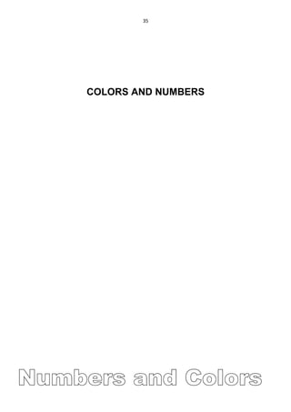 35




COLORS AND NUMBERS
 