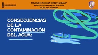Impacto de la Contaminación del Agua en el Medio Ambiente y la Salud ...