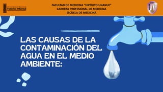 Impacto de la Contaminación del Agua en el Medio Ambiente y la Salud ...