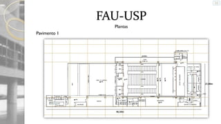 FAU-USP
Plantas
Pavimento 1

 