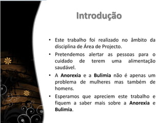 O que é a anorexia?