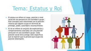 Grupo #5 Estatus y Rol sobre la sociologia.pptx