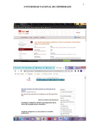 5
UNIVERSIDAD NACIONAL DE CHIMBORAZO
 