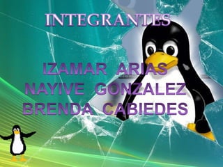 INTEGRANTES IZAMAR  ARIAS NAYIVE  GONZALEZ BRENDA  CABIEDES 