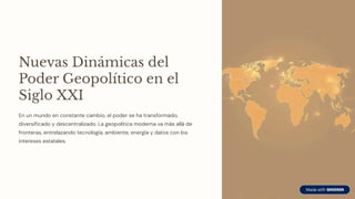 GEOPOLITICA Y ESPACIO EN AMERICA Y EL MUNDO | PDF
