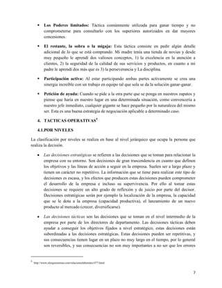 Grupo 7 tacticas empresariales y reuniones gerenciales | PDF