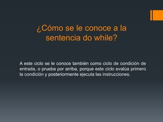 Bucle Do while | PPTX