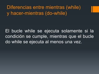 Bucle Do while | PPTX