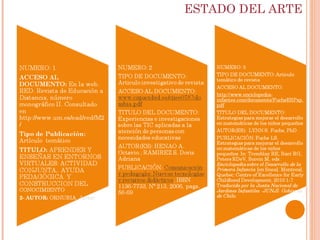 ESTADO DEL ARTE 