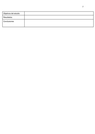 7
Objetivos del estudio
Resultados
Conclusiones
 