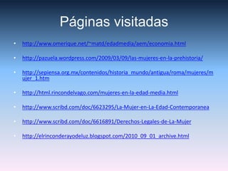                  La mujer y la leyEn muchos países la mujer a tardado siglos en conseguir igualdad.