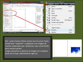 Conozcamos un poco mas, practica algunas herramientasAl abrir un nuevo documento  para trabajar, lo primero que haremos será establecer  la medida o formato de la hoja o superficie donde vamos a trabajar, en este caso y por comodidad elegimos el tamaño carta que es muy cómodo de manipular. (recordemos que podemos trabajar un documento nuevo o intervenir uno ya existente)