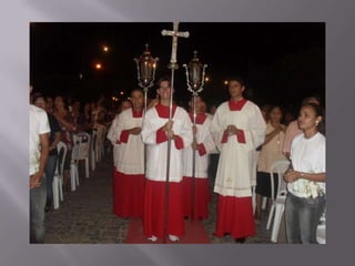 Grupo de acólitos e coroinhas são tarcísio