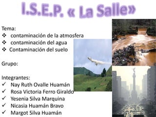 I.S.E.P. « La Salle» Tema:  ,[object Object]