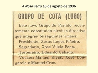 A Nosa Terra 15 de agosto de 1936
 