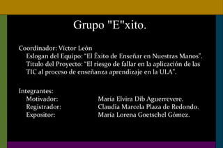 Grupo &quot;E&quot;xito.  ,[object Object],[object Object]