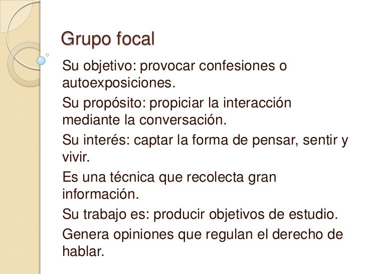 Grupo focal