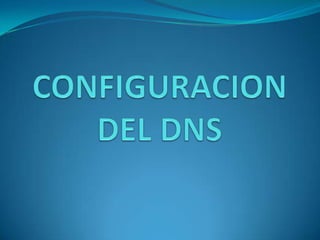 CONFIGURACION DEL DNS 