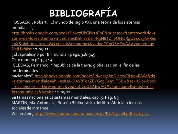 Herramienta 1Teoría de los Sistemas Mundiales