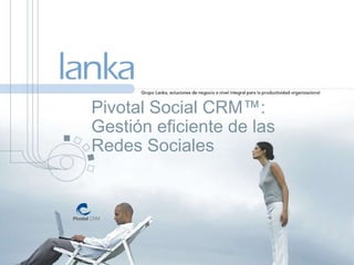 Pivotal Social CRM™:Gestión eficiente de las Redes Sociales 