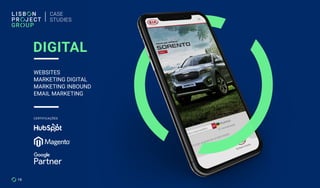 DIGITAL
WEBSITES
MARKETING DIGITAL
MARKETING INBOUND
EMAIL MARKETING
CASE
STUDIES
15
CERTIFICAÇÕES
 