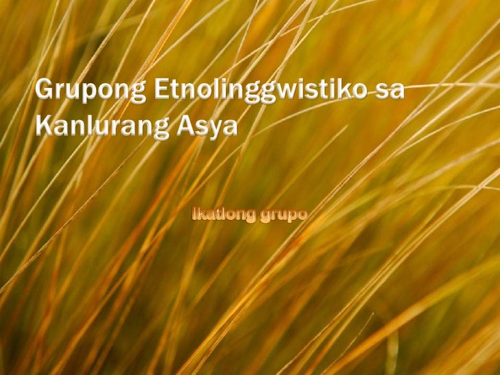 Grupong etnolinggwistiko sa kanlurang asya