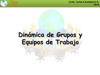 Licdo. Carlos A Arambarris G.
2016
Dinámica de Grupos y
Equipos de Trabajo
 