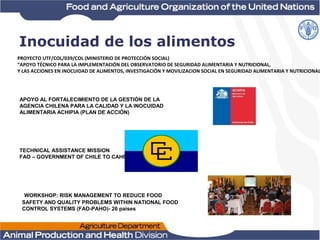Grupo prioritario de sanidad agropecuaria e inocuidad de los alimentos ...