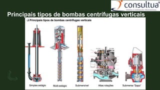 Principais tipos de bombas centrífugas verticais
 