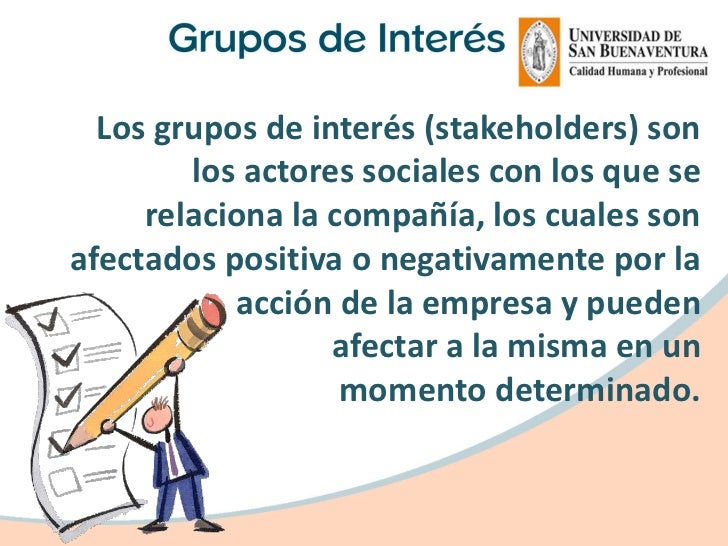 Grupos De Interes De Una Empresa Ejemplos Compartir Ejemplos
