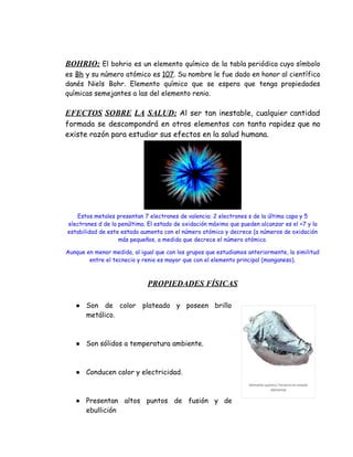 Grupos de la tabla periodica | PDF