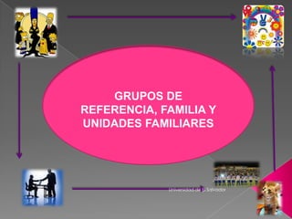 GRUPOS DE REFERENCIA, FAMILIA Y UNIDADES FAMILIARES Universidad de El Salvador 