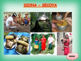 SIONA - SECOYA
MENU
 