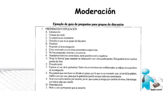 Moderación
 