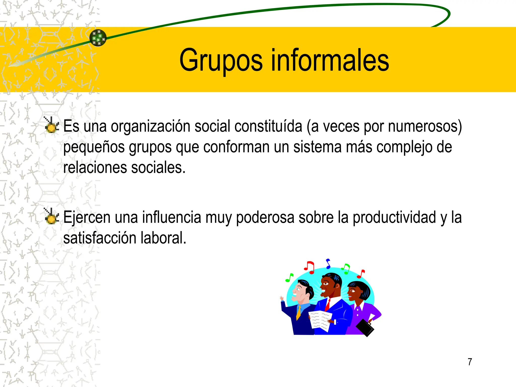Los Grupos formales e informales en las organizaciones | PPT