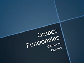 Grupos funcionales