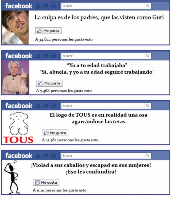 Grupos graciosos de facebook