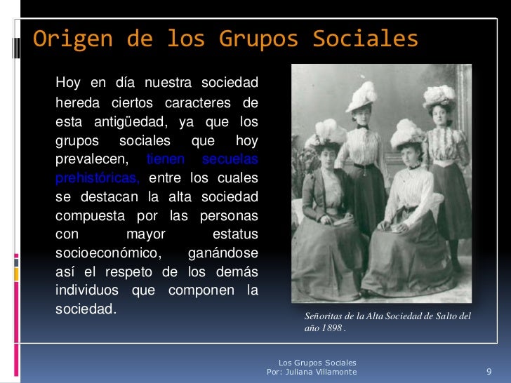 Los Grupos Sociales