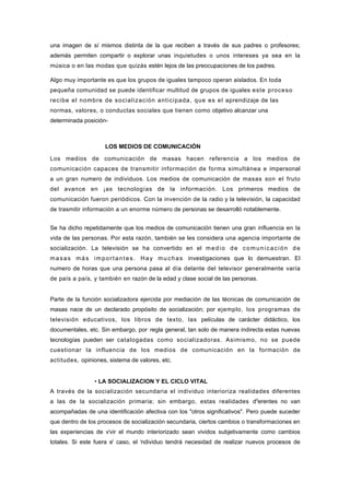 Grupos Socializantes