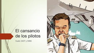 El cansancio
de los pilotos
Vuelo 3407 y 5966
 