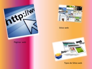 Sitios web




Páginas web




                   Tipos de Sitios web
 