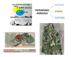 NATURA

PATRIMONIO   STORIA
 AGRICOLO
             CULTURA
 