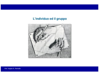 L’individuo ed il gruppo




Prof. Angelo R. Pennella
 