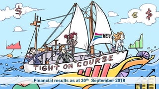 Financial results as at 30th September 2018
 
