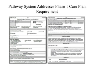 Pathway System Addresses Phase 1 Care Plan 
Requirement 
 